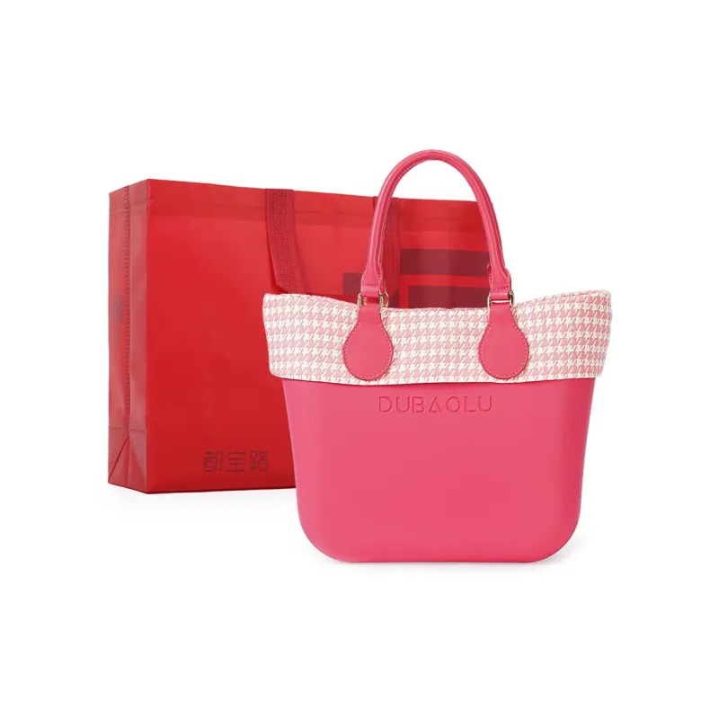Dubaolu EVA Rubber Shoulder Bag, Handbag Tubas Women's Blue/Red/Pink/Black/Khaki-12