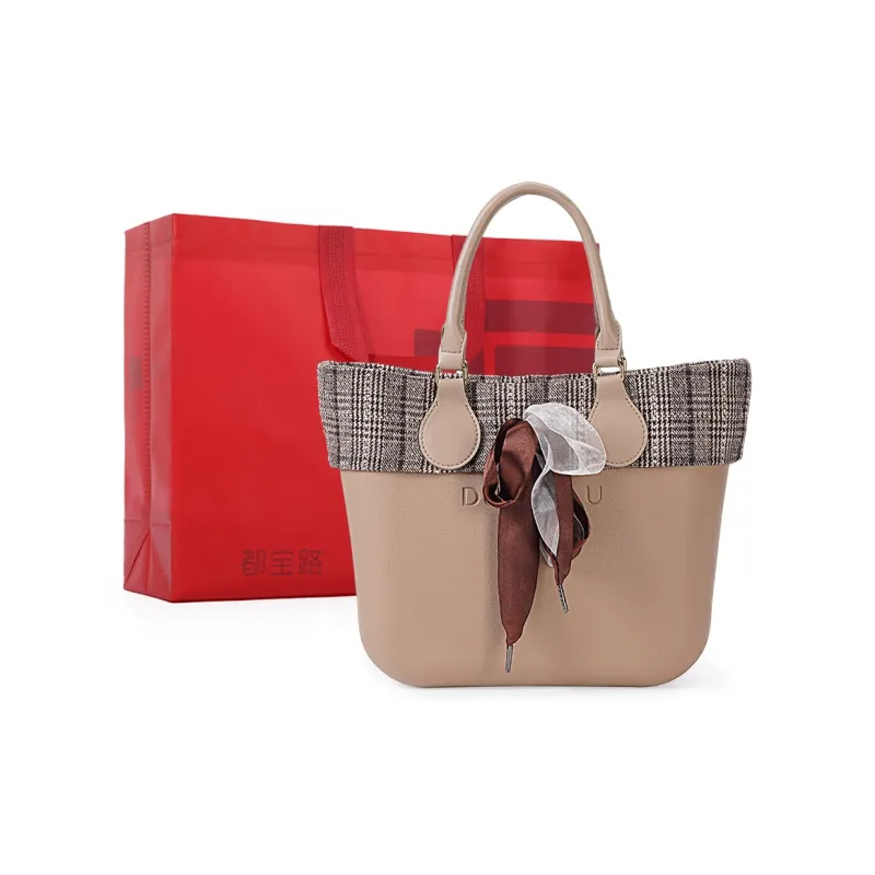 Dubaolu EVA Rubber Shoulder Bag, Handbag Tubas Women's Blue/Red/Pink/Black/Khaki-18
