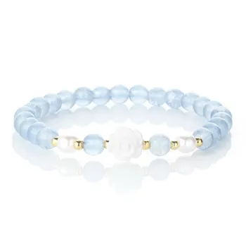 Star Treasures Colored Glaze Jade Bracelets Women's