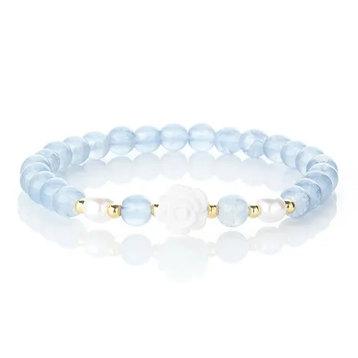 Star Treasures Colored Glaze Jade Bracelets Women's-0