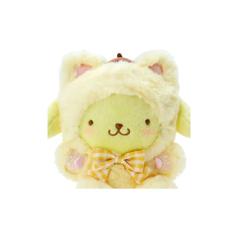 Sanrio Pompompurin Cat Collection Dolls Plush Doll 22cm Height-2