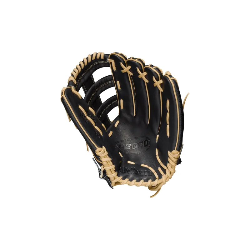 Wilson Baseball Gloves Hitting Gloves Top Grain Cow Leather Unisex Beige Yellow-1