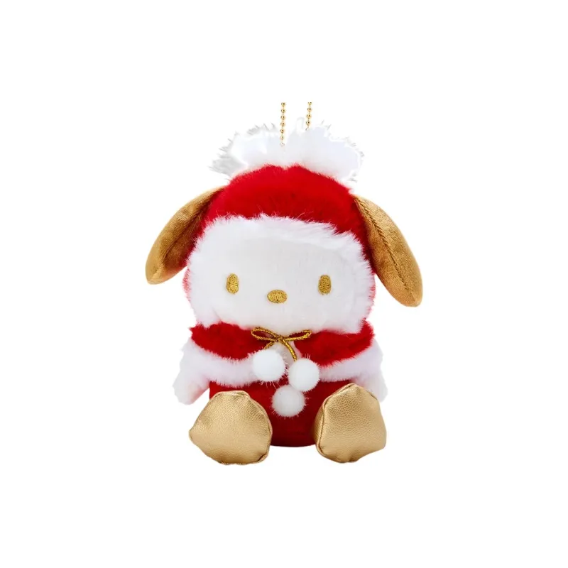 Sanrio Pochacco Christmas Collection, Mascot Dolls Plush Pendant 15cm Height-2