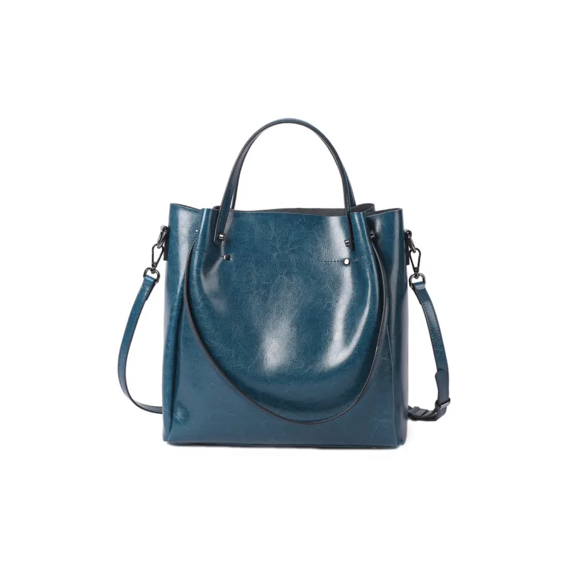 TTaG．baG Cow Leather Shoulder Bag Crossbody Bag Handbag Women's Black/Coffee/Brown/Blue/Red-6