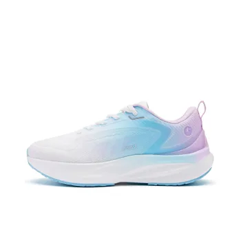 QIAODAN BOOM PRO Cushioning Wear Resistant Low Top Running Shoes Women's White Blue