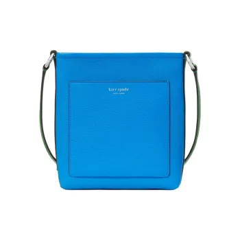 Kate Spade Litchi Grain Leather Shoulder Bag Crossbody Bag Small Size Women's Blue