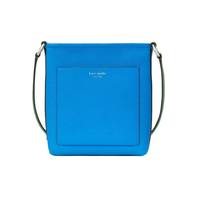 Kate Spade Litchi Grain Leather Shoulder Bag Crossbody Bag Small Size Women's Blue-0