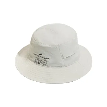 Adidas Polyamide Bucket Hats Unisex White
