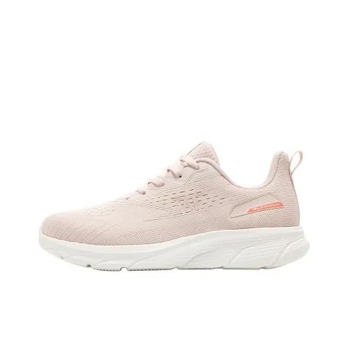 361° Cushioning Wear Resistant Low Top Casual Running Shoes Women's Pink White