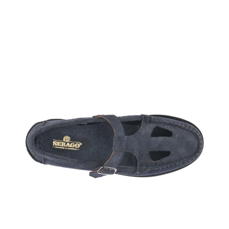 Sebago Angelina Casual Single Shoes Women's Navy Blue-2