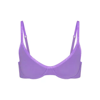 SKIMS COTTON LOGO DEMI BRA Bra Women's ULTRA VIOLET/Ultraviolet
