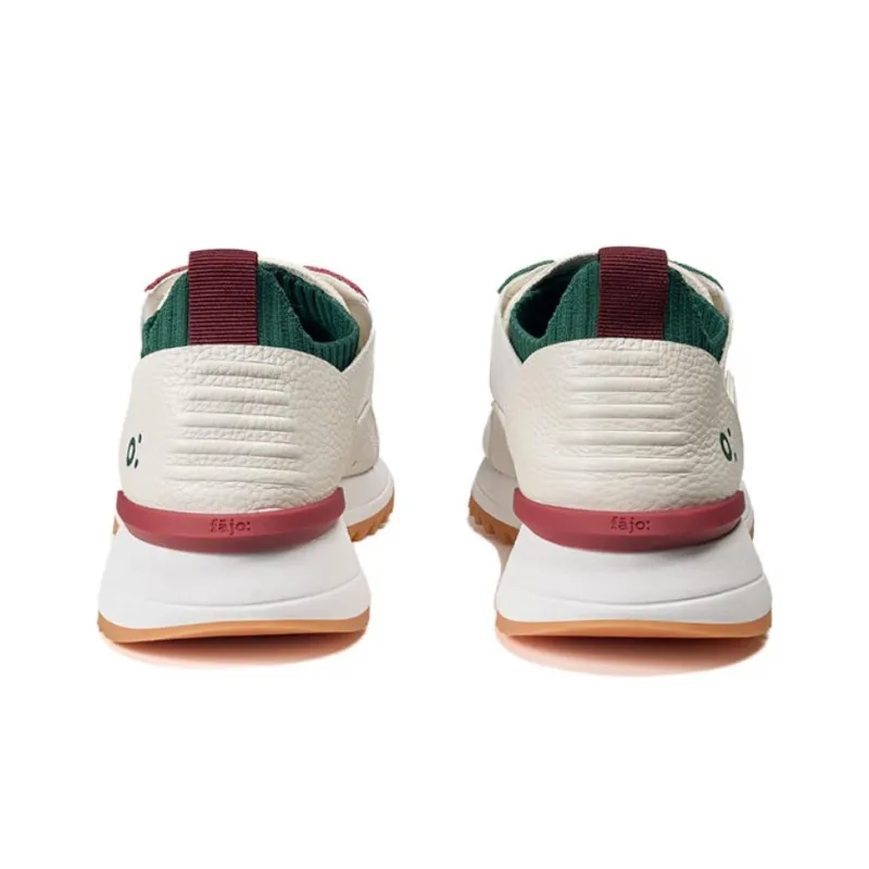 FAJO Ice Cream Silk Shoes Breathable Lightweight Casual Shoes Unisex Mismatched Red And Green-7