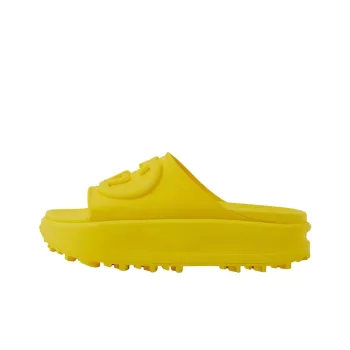GUCCI Interlocking G Slide Yellow Women's