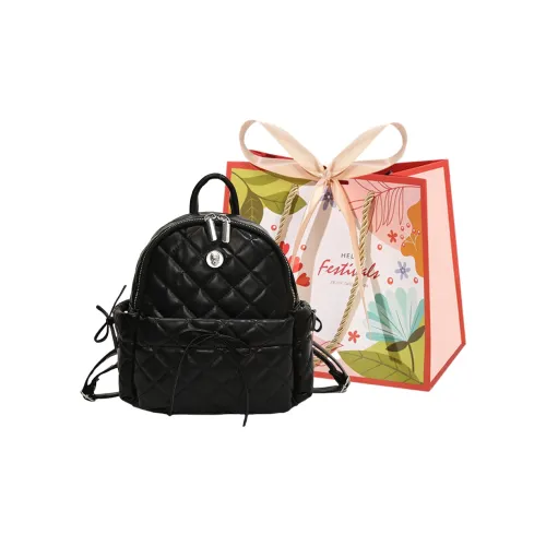 Cwatcun PU Backpack Women's Black/Blue/Pink/Silver/White