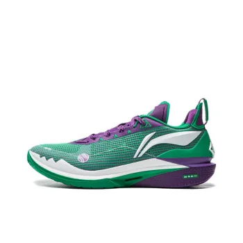 LINING JB2 Basketball Shoes Men Low Top Green White