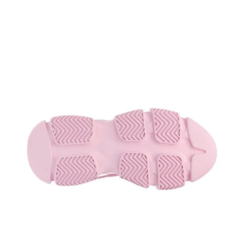 STEVE MADDEN Low-Top Chunky Sneakers Women's Pink-6