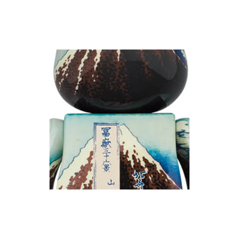 BE@RBRICK X Kitasai Katsushika 'White Rain Under The Thirty Six Views Of Mount Fuji'-4