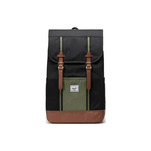 Herschel EcoSystem™ 600D Fabric Backpack Unisex Black & Multicolor