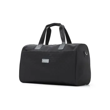 S.REPHEN Nylon Gym Bag Large Size Unisex Black/White