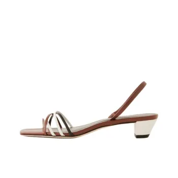 REFORMATION Wiley Strap Sandals 3cm Women's Black