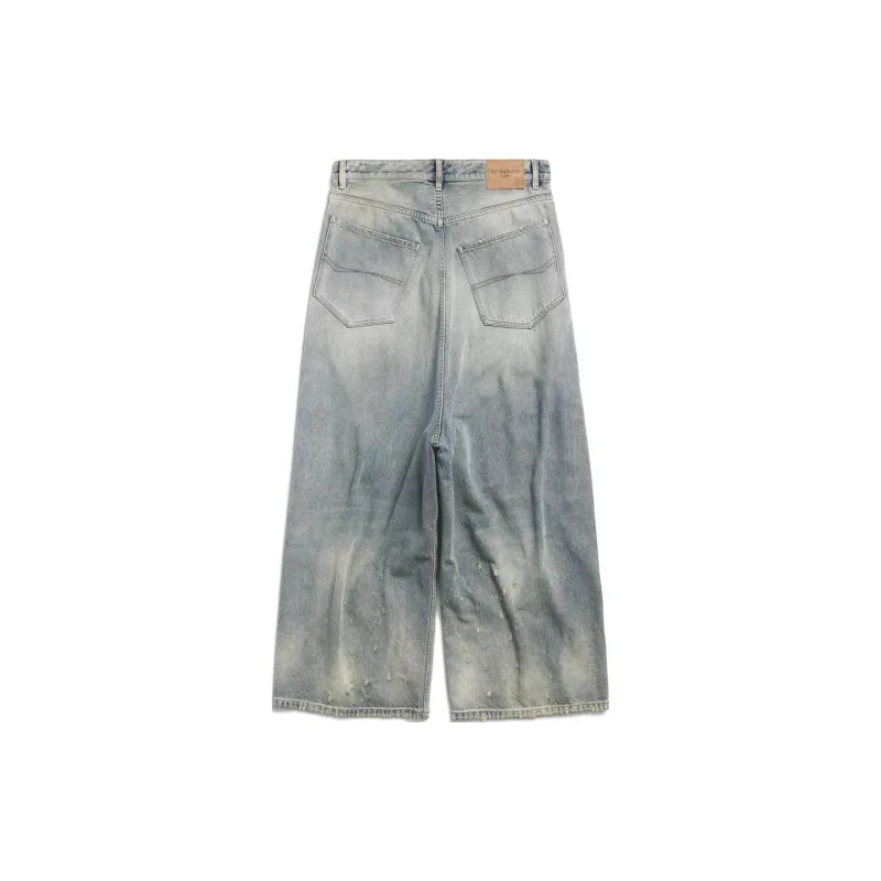 Balenciaga Low Crotch Baggy Jeans - POIZON