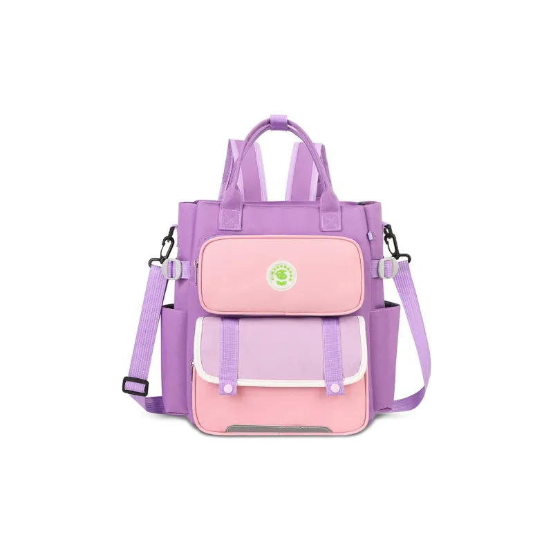 Bueno Nylon Fabric Elementary School Backpack Tutoring Bag For Boys And Girls Grades 1 3 6-6