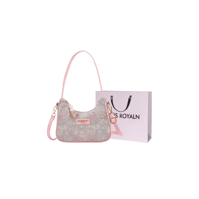 LOUIS ROYALN Artificial Leather Shoulder Bag, Crossbody Bag Regular Women's Purple/Pink/Blue-6