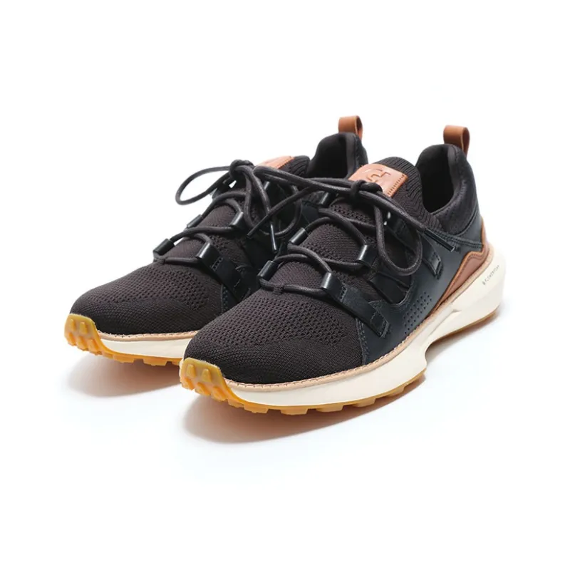 COLE HAAN Cushioned Slip Resistant Breathable Lightweight Running Shoes Men's Black-1
