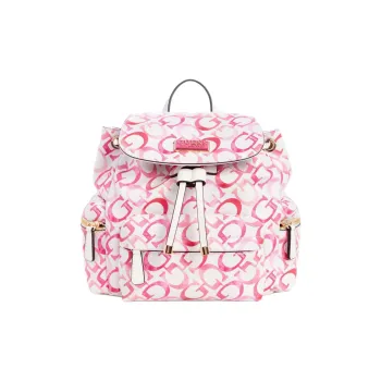 GUESS Faux Leather Backpack Regular Women's Pink