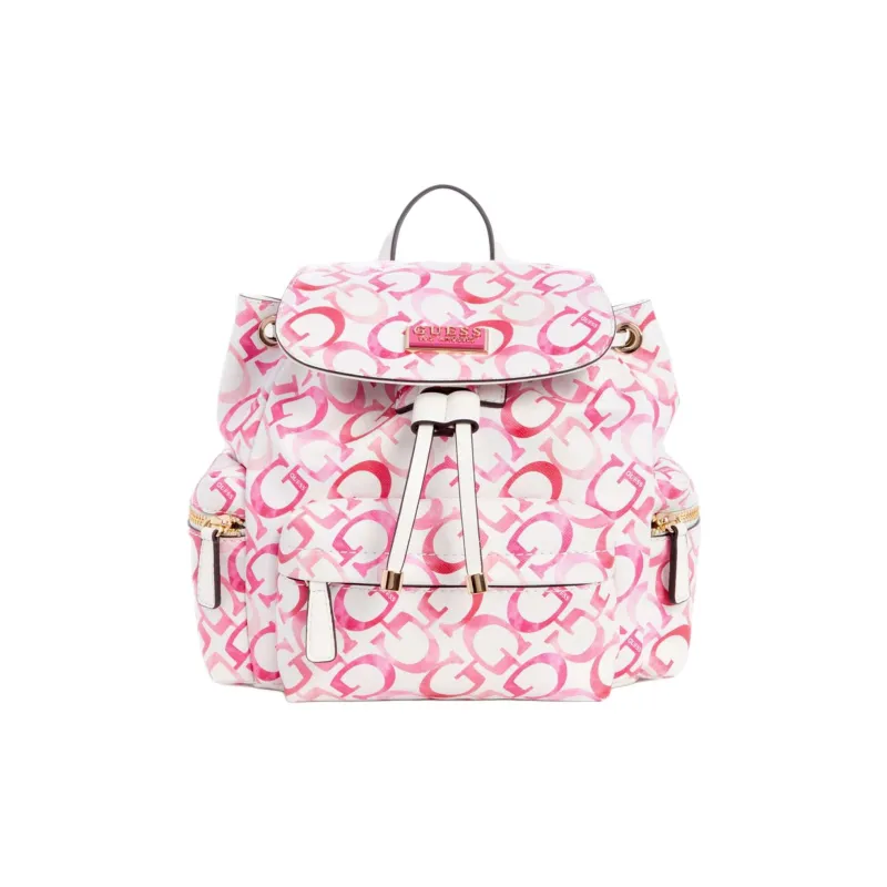 GUESS Faux Leather Backpack Regular Women's Pink-0