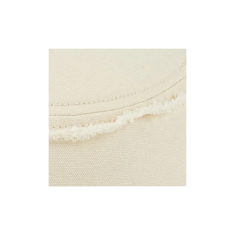 Sandro Cotton Leather Canvas Bucket Hats Men's Beige-2
