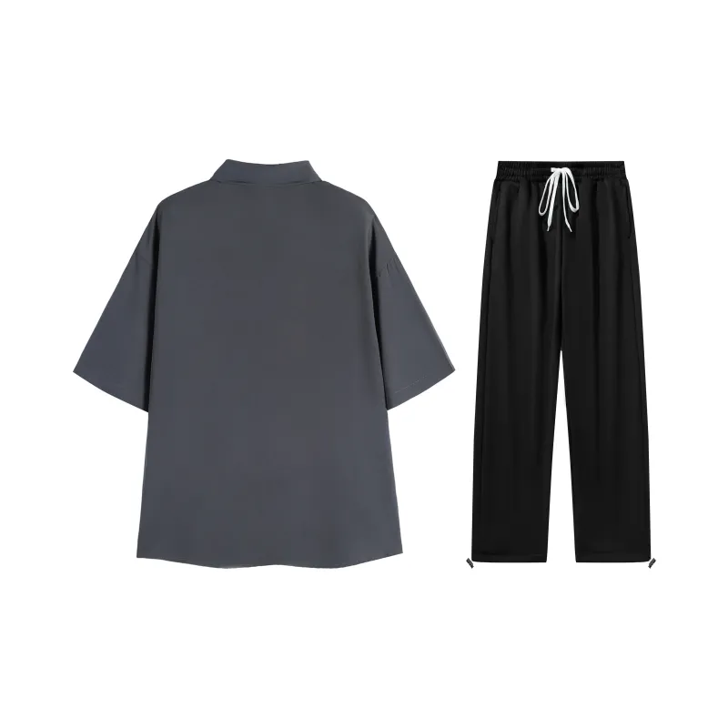 A.X.S.K Shirt Matching Set Unisex-15