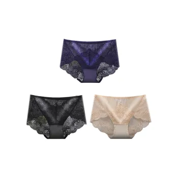 Flowers In Water Underpants Women's 3 Pack