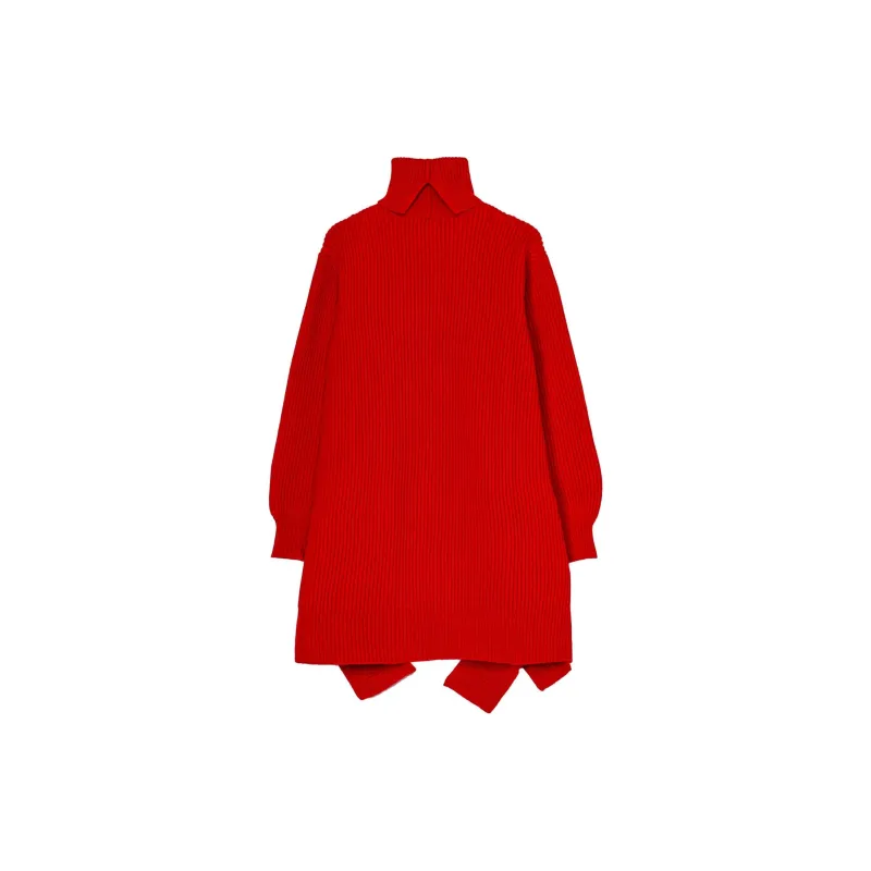 Yohji Yamamoto Roll neck Asymmetric Jumper-1