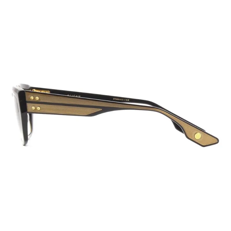 DITA Acetate Irregular Shape Sunglasses Men's Black-2