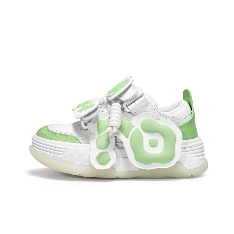 CN Skate Skateboard Shoes Unisex Low Top Avocado Green-0