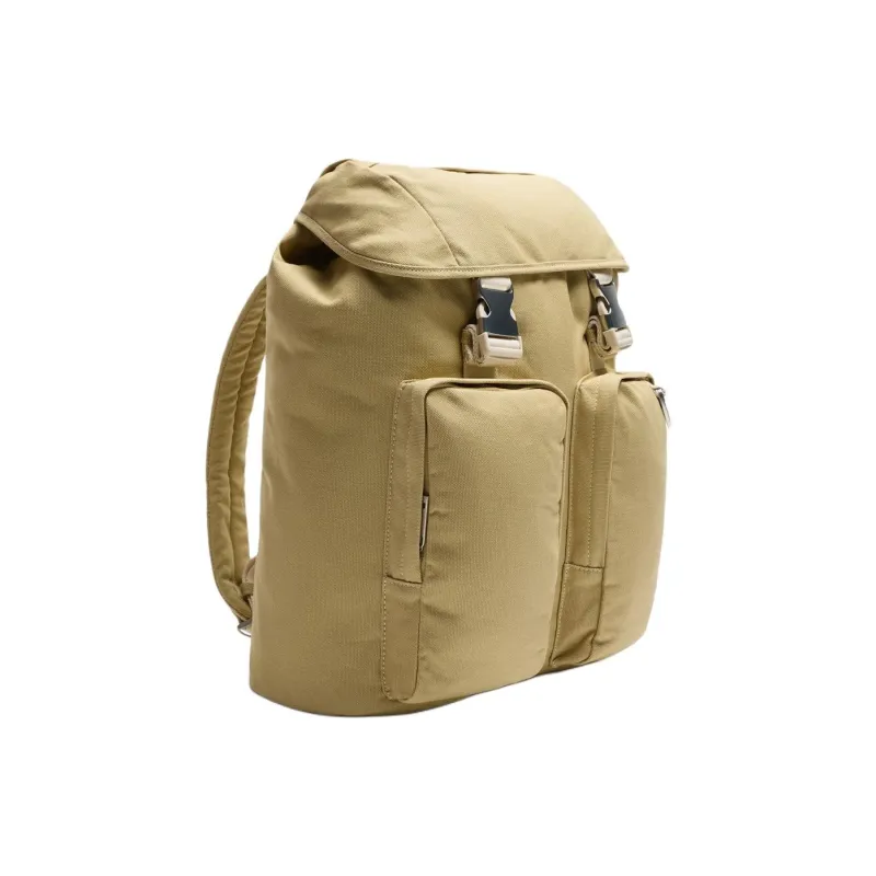 ZARA Cotton Backpack Large Size Men's Sandy Brown-1