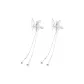 Silver Fringe Butterfly Hairpin 2 Pack