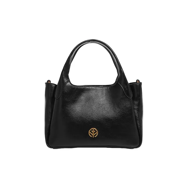 H YXIANG Microfiber Synthetic Leather Handbag Regular Women's Black/Orange-0