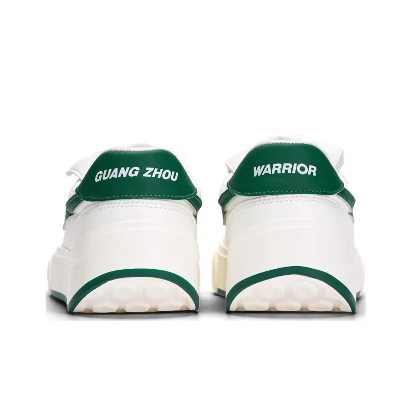 Warrior Heaven's Power, City Travel Collection Flap Canvas Shoes Unisex White/Green-3