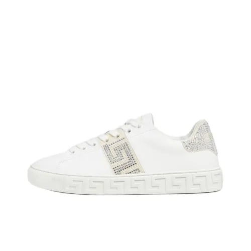 VERSACE Skateboard Shoes Women's Low-Top White