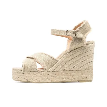Castañer Bromelia Ankle Strap Wedge Espadrilles Women's