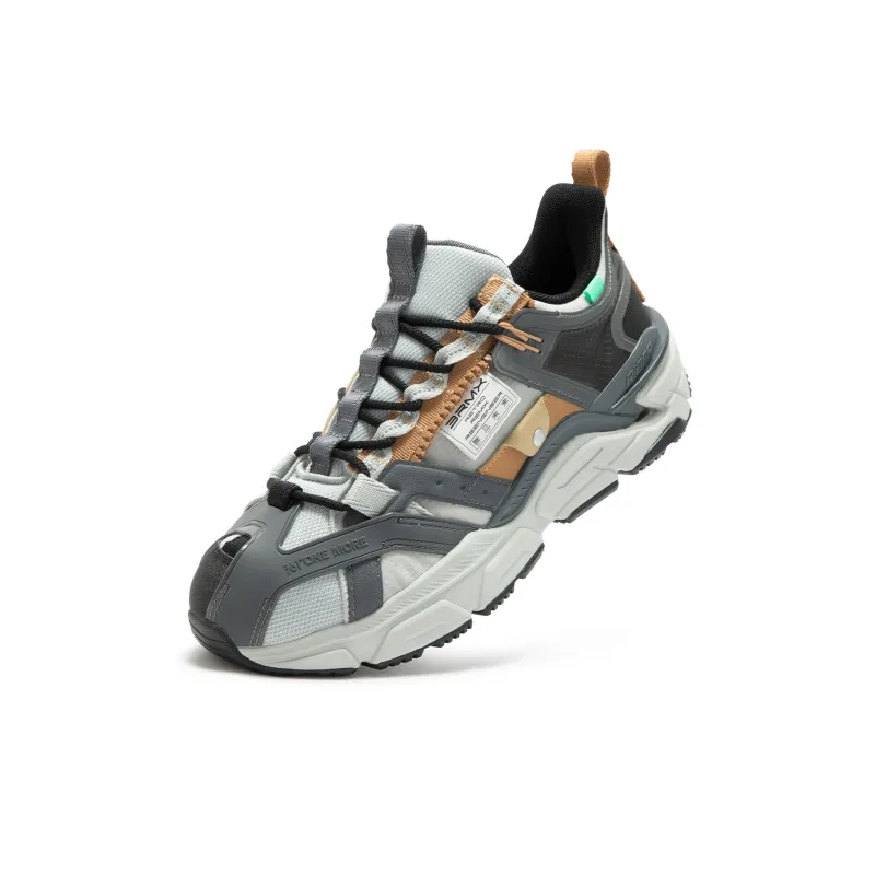 361° Cushioning Lightweight Low-Top Running Shoes Men's Gray-3