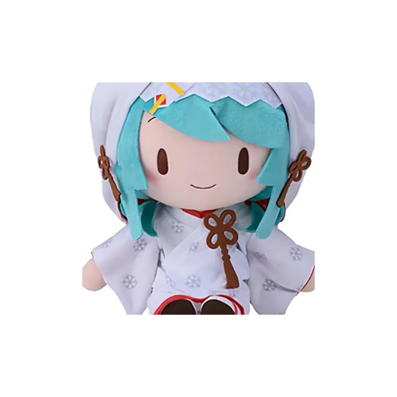 SEGA Hatsune Miku White And Pure, Snow Miku 2013 Dolls Plush Doll 27cm Height-2
