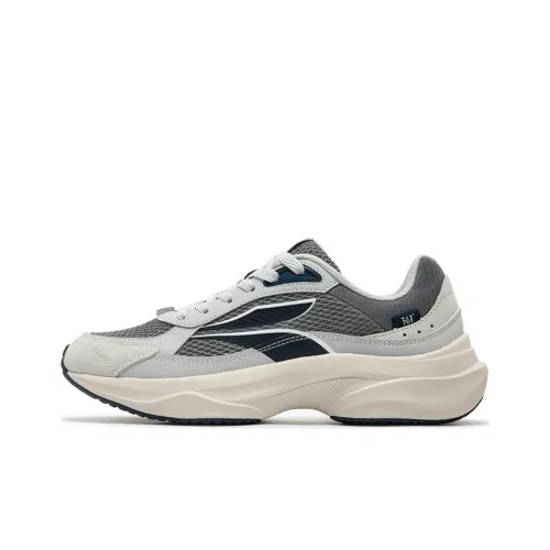 361° Anti Slip Wear Resistant Low Top Casual Shoes Men's Gray Black