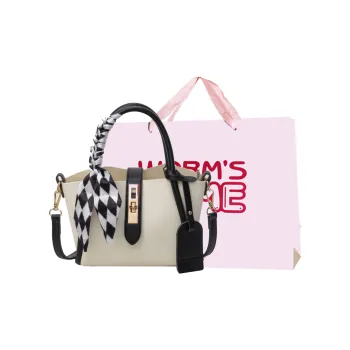 Worm's Home PU Crossbody Bag Shoulder Bag Handbag Regular Women's Black/Pink/Brown/Green
