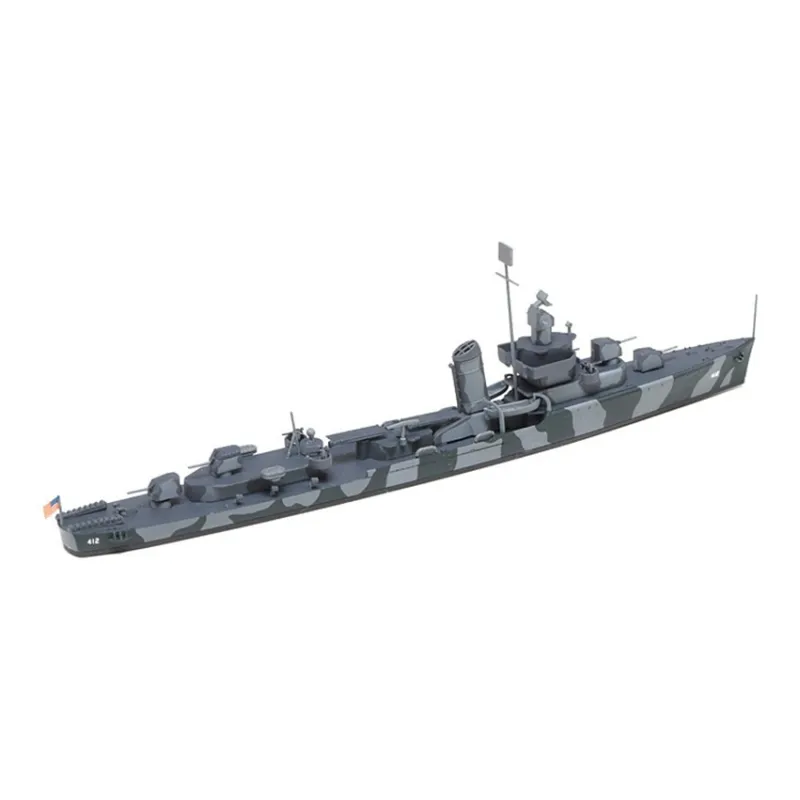 Tamiya 1/700 Military Model, Waterline Collection, Sims Class DD 412 Harman Destroyer Model Kits-1