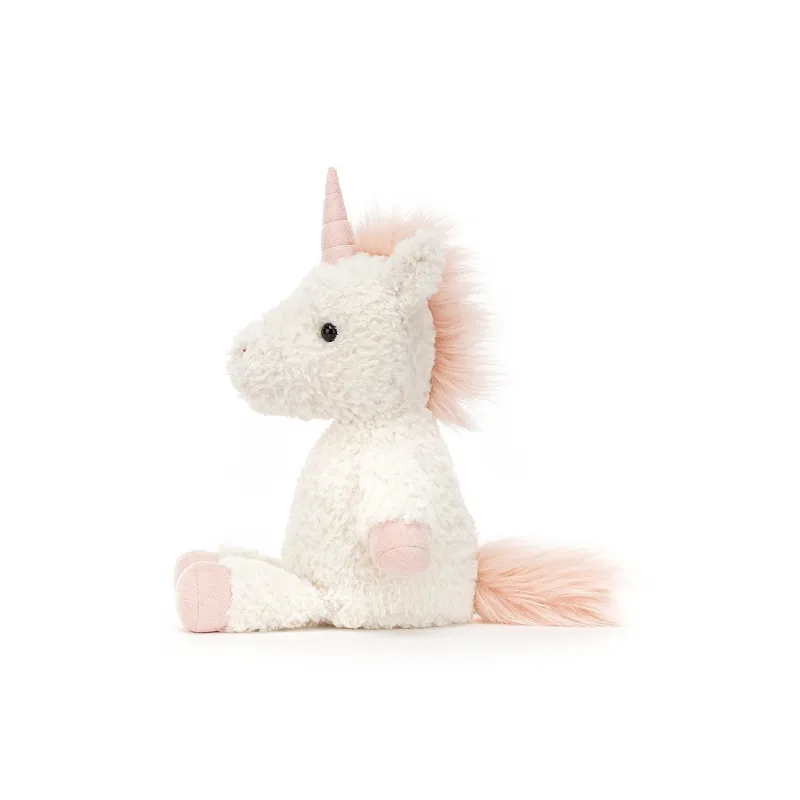JELLYCAT Mythical Animal Collection Floki Unicorn Dolls Plush Doll 28cm High-3