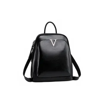 TTaG．baG Cow Leather One Shoulder Portable Backpack Women's Black/Coffee/Green/Earth Yellow