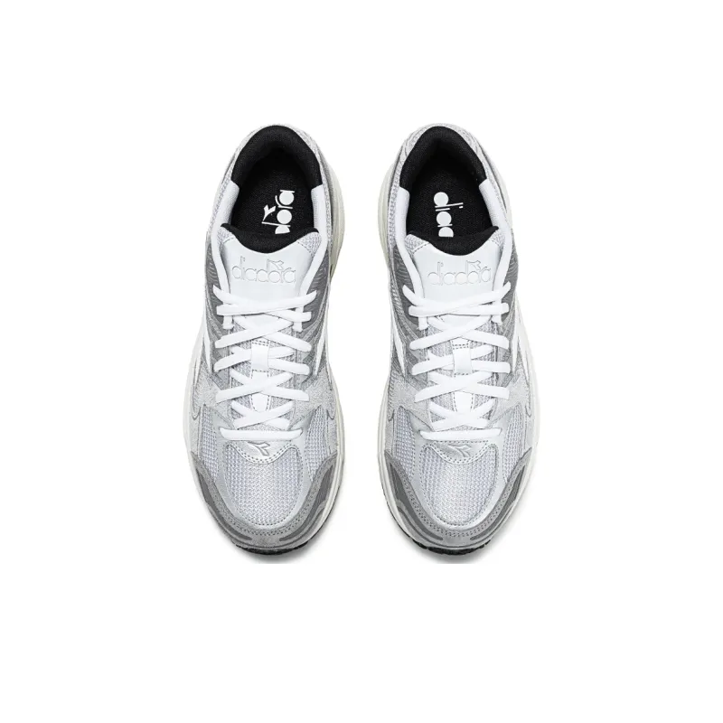 Diadora Wear Resistant Low Top Casual Shoes Unisex Gray-3
